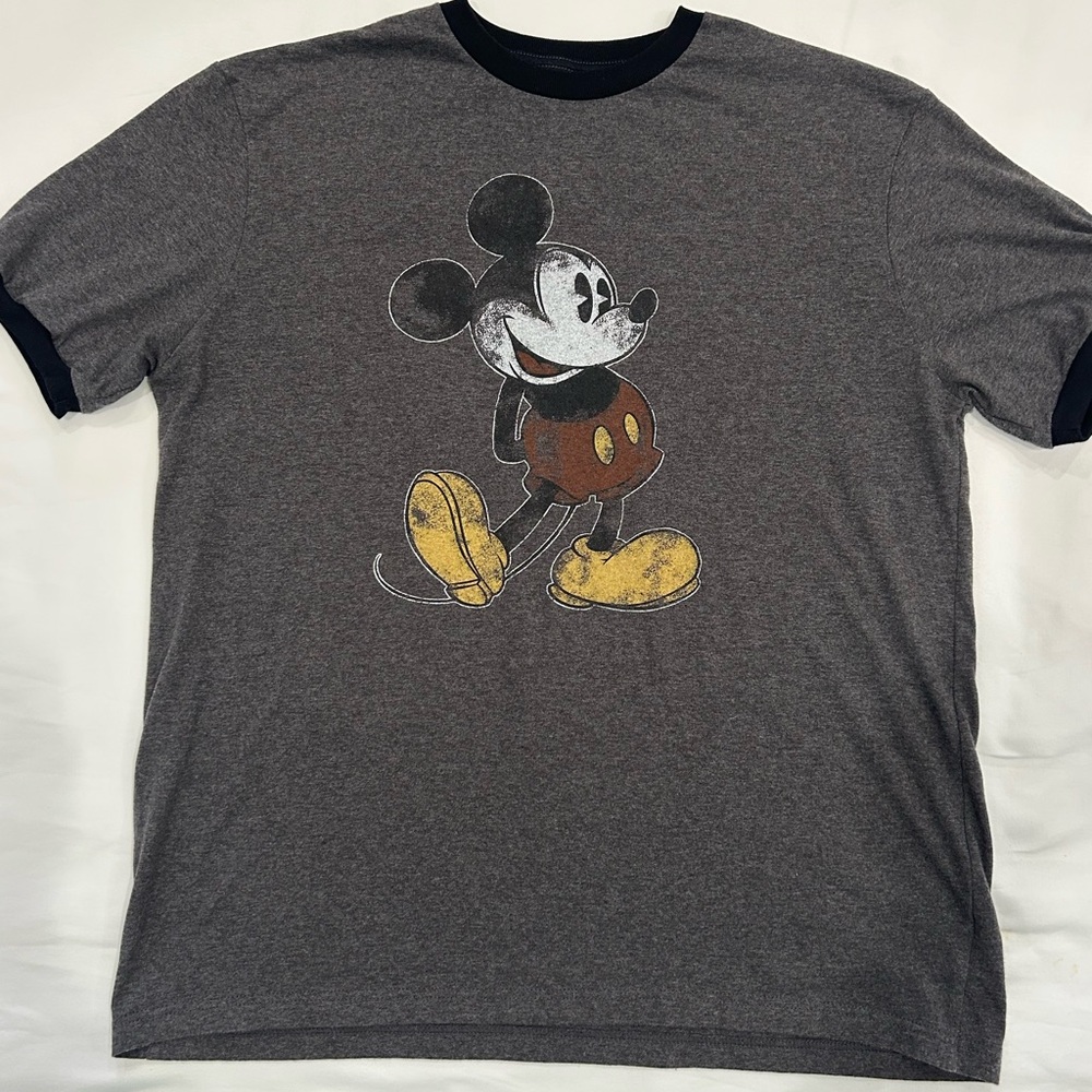 Disney Charcoal Mickey Mouse T shirt